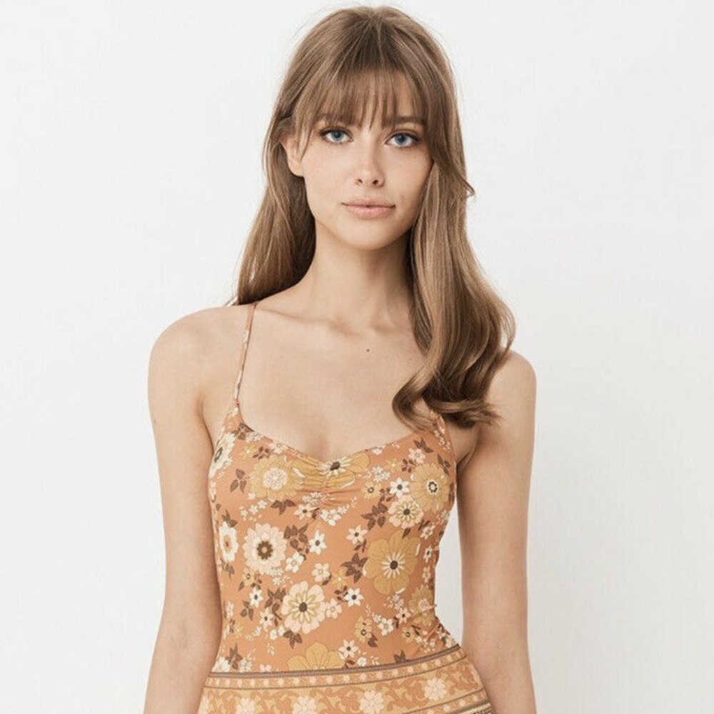 Spell & the Gypsy Collective Designs Buttercup One Piece Swimsuit Sz S